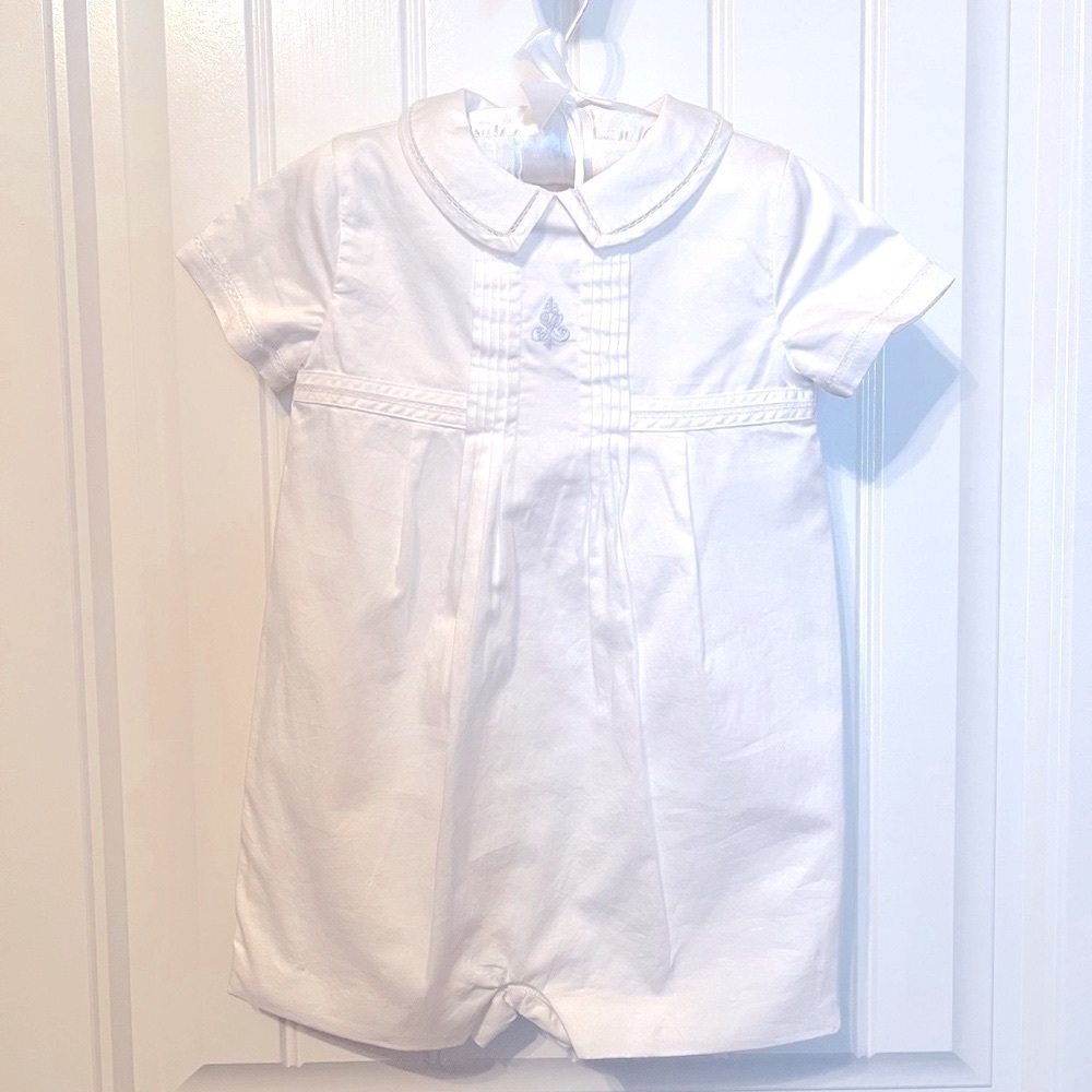 Ralph Lauren Romper/Jon Jon with Peter Pan collar